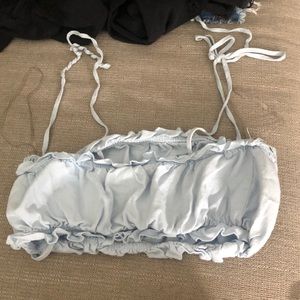 Pacsun tie cropped tank